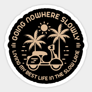Scooter Life Sticker